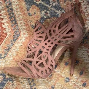 Zara stiletto sandals fits 7.5 or 8 NUDE